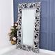 Large Silver Mirror Full Length Wall Ornate Bedroom Hallway Home 167 X 91cm