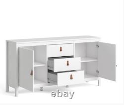 Large Storage Cupboard Vintage Retro Cabinet Modern Sideboard Chest Drawers Unit