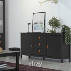 Large Storage Sideboard Vintage Retro Cabinet Modern Cupboard Chest Drawers Unit