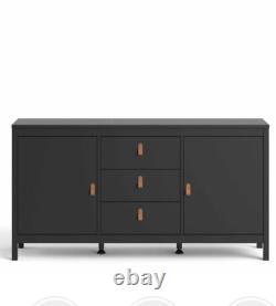 Large Storage Sideboard Vintage Retro Cabinet Modern Cupboard Chest Drawers Unit