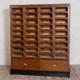 Large Vintage 1930's Haberdashery Unit With Glass Front And Drawers
