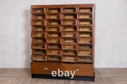 Large Vintage 1930's Haberdashery Unit With Glass Front And Drawers