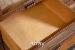 Large Vintage 1930's Haberdashery Unit With Glass Front And Drawers