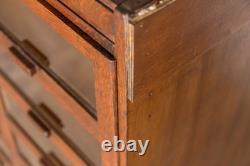 Large Vintage 1930's Haberdashery Unit With Glass Front And Drawers