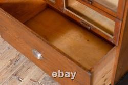 Large Vintage 1930's Haberdashery Unit With Glass Front And Drawers