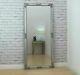 Large Vintage Full Length Silver Ornate Leaner Wall Hanging Mirror 160cm X 74cm
