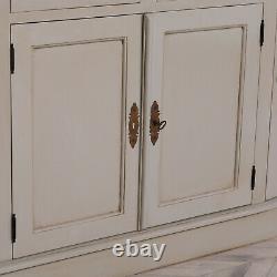 Large Vintage Grey Colour Dresser Display Mahogany Cabinet Home Decor Storage