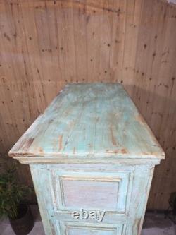 Large Vintage Indian Solid Wooden Armoire Wardrobe Kitchen Linen Cupboard