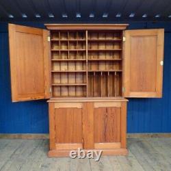 Large Vintage Pitch Pine Larder Cabinet Dresser Cupboard Storage Kitchen Wood