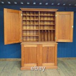 Large Vintage Pitch Pine Larder Cabinet Dresser Cupboard Storage Kitchen Wood