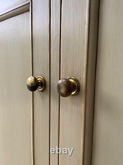 Large Vintage Restored Painted Pine Glazed Continental Kitchen Dresser Larder