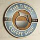 Large Personalised Coffee Retro Style Sign / Custom Kitchen Vintage Wooden Sign