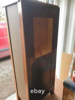 Large vintage oak larder cupboard