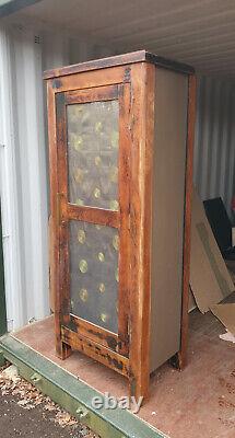 Large vintage oak larder cupboard