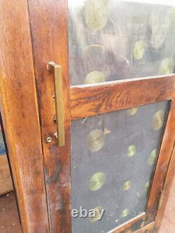 Large vintage oak larder cupboard