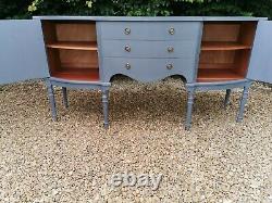 Lightly Distressed Vintage Sideboard By Strongbow Furniture In Tallanstown Grey