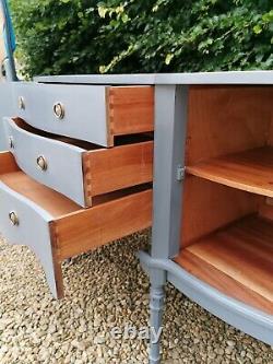 Lightly Distressed Vintage Sideboard By Strongbow Furniture In Tallanstown Grey