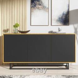 Loft Retro Industrial Sideboard Vintage Oak TV Unit Cabinet Cupboard TV Stand