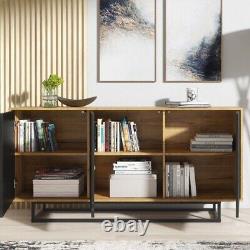 Loft Retro Industrial Sideboard Vintage Oak TV Unit Cabinet Cupboard TV Stand