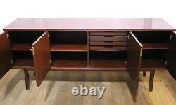 Long mid century Schou Andersen retro vintage Danish 4 door sideboard