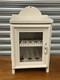 Lovely Traditional Vintage White Painted Egg Storage Display Cabinet