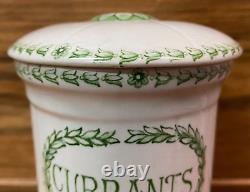 Lovely Very Rare Vintage Grimwades Currants Storage Jar with Scoop Lid SU30