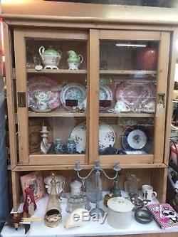 Lovely Vintage / Retro Pine House keepers Cupboard / Larder / Bootroom / Kitchen