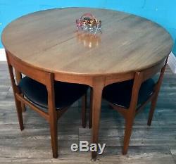 MID Century Vintage Retro Nathan Tuck In Table And Chairs