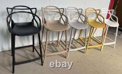 Master Style Bar Cafe Kitchen Restaurant Dining Chair Stool Set Seat Height 66cm