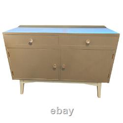 Mid-Century 2 Tone Sideboard 1950s/1960s (Grey/Pale Blue)