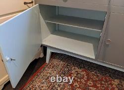 Mid-Century 2 Tone Sideboard 1950s/1960s (Grey/Pale Blue)