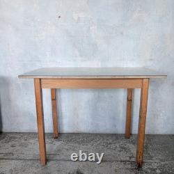 Mid Century Blue Floral Formica Kitchen Table Retro Breakfast Table