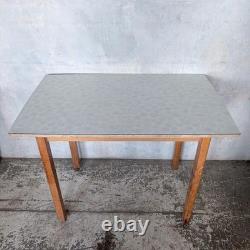 Mid Century Blue Floral Formica Kitchen Table Retro Breakfast Table