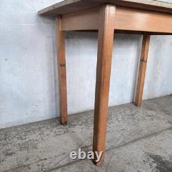 Mid Century Blue Floral Formica Kitchen Table Retro Breakfast Table