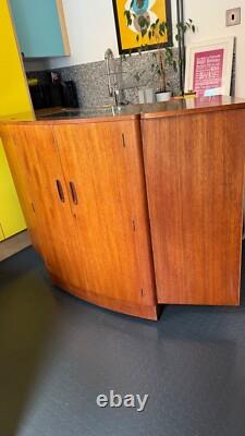 Mid Century Cocktail Cabinet Metamorphic Teak Bar Tunridge Vintage 1960 retro