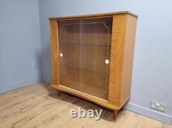 Mid Century Glass Display Cabinet Gin Cocktail Drinks Cabinet 1950s 60s