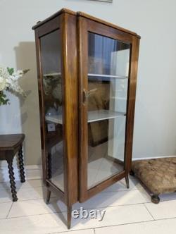 Mid Century Glass Display Retro Gin Cocktail Drinks Cabinet 1960s 70s Pin Leg