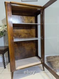 Mid Century Glass Display Retro Gin Cocktail Drinks Cabinet 1960s 70s Pin Leg