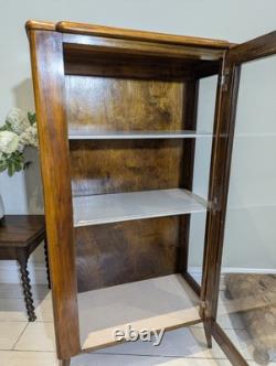 Mid Century Glass Display Retro Gin Cocktail Drinks Cabinet 1960s 70s Pin Leg