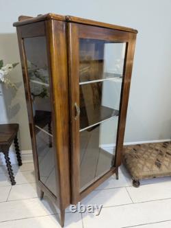 Mid Century Glass Display Retro Gin Cocktail Drinks Cabinet 1960s 70s Pin Leg