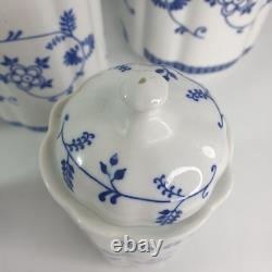 Mid Century Kitchen Storage Jars 1950s German Blue Onion Pattern Meissen Style