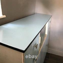 Mid Century Modern Vintage retro Formica kitchen cabinet sideboard cupboard