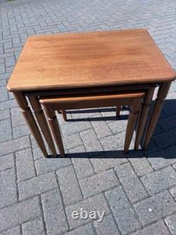Mid Century Vintage G Plan Teak Nest of Tables 1970s