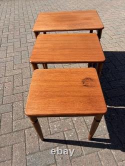 Mid Century Vintage G Plan Teak Nest of Tables 1970s