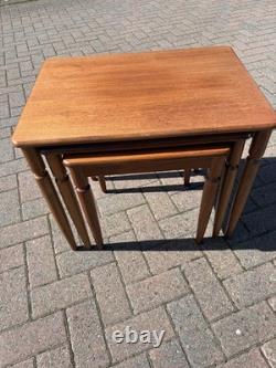 Mid Century Vintage G Plan Teak Nest of Tables 1970s