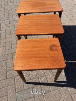 Mid Century Vintage G Plan Teak Nest of Tables 1970s