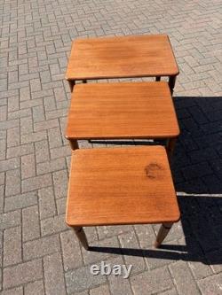 Mid Century Vintage G Plan Teak Nest of Tables 1970s