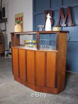 Mid Century Vintage Retro 1960s 1970s Teak Cocktail Bar Home Drinks Cabinet