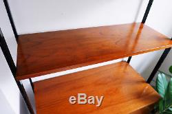 Mid century vintage retro teak Avalon Ladderax style wall unit desk 1960s 1970s