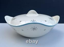 Midwinter Potteries Modern Fashion Shape Tureen'Star Light' Chrome Overlay